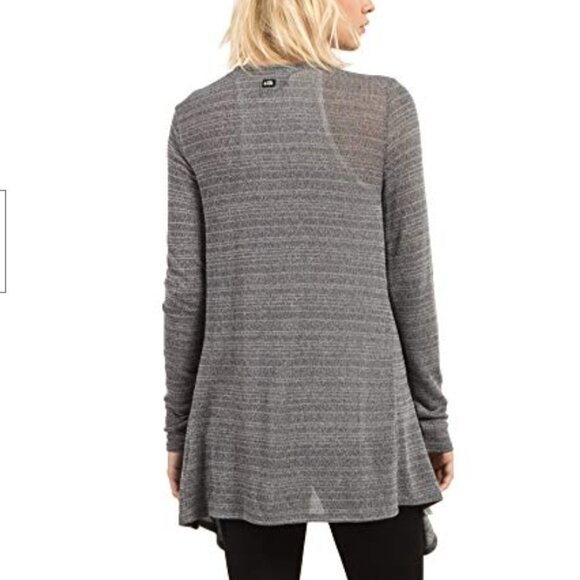 VOLCOM Wrap Open Front Cardigan Sweater - Picture 15 of 15